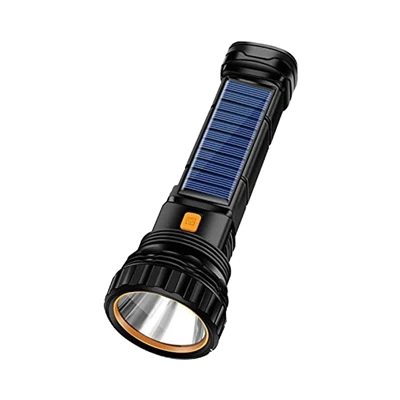 Aurinkoenergialla ladattavat LED-taskulamput